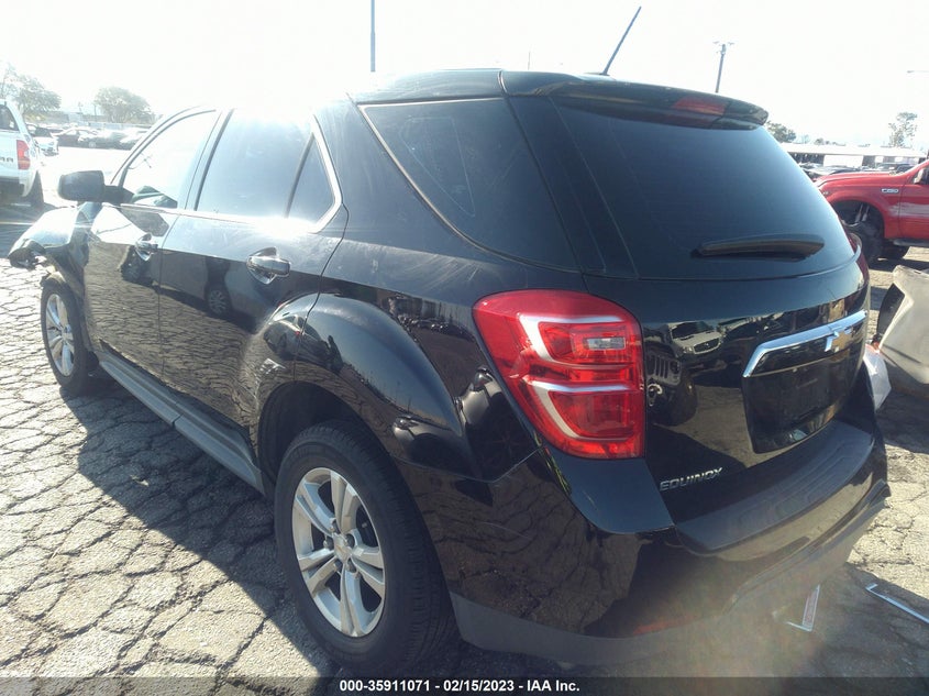 VIN 2GNALBEK4H1544865 2017 CHEVROLET EQUINOX LS