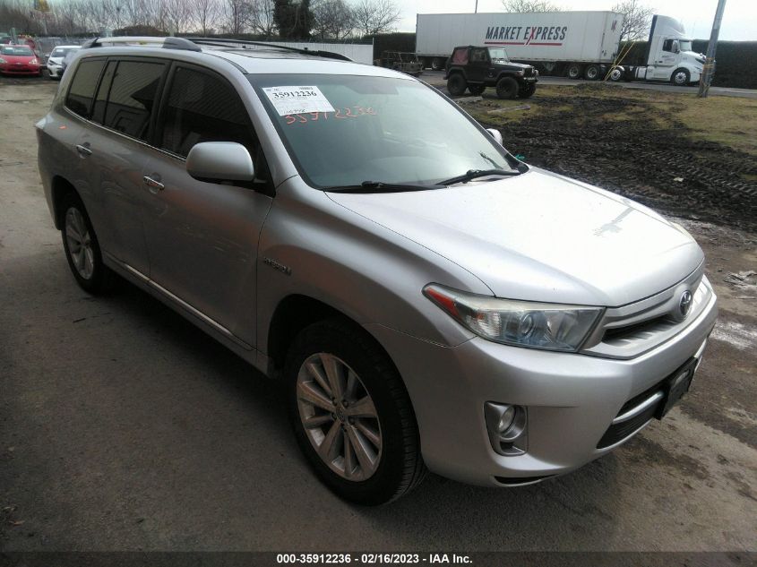2013 TOYOTA HIGHLANDER HYBRID LIMITED - JTEDC3EH7D2015349