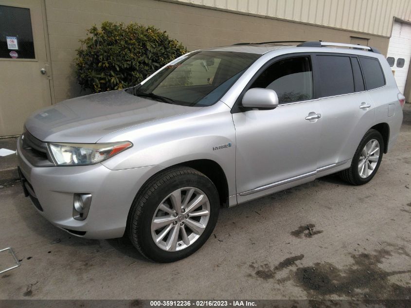 2013 TOYOTA HIGHLANDER HYBRID LIMITED - JTEDC3EH7D2015349
