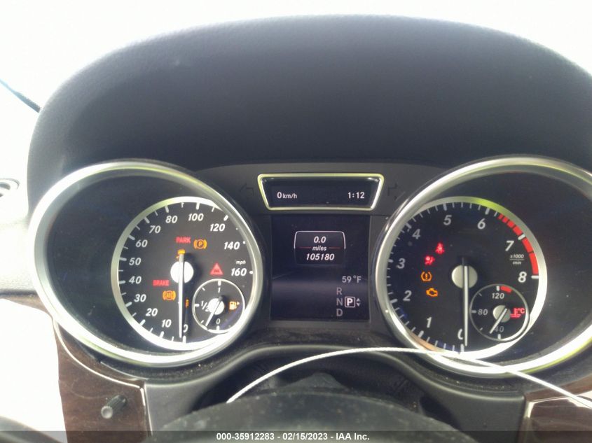 2015 MERCEDES-BENZ M-CLASS ML 350 - 4JGDA5HB8FA510080