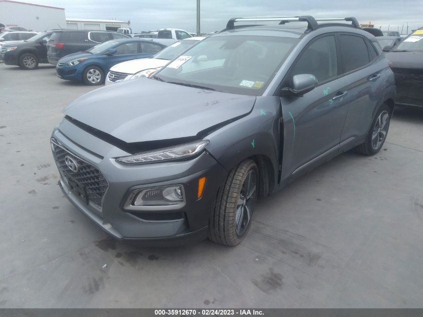 2020 HYUNDAI KONA LIMITED - KM8K3CA5XLU567272