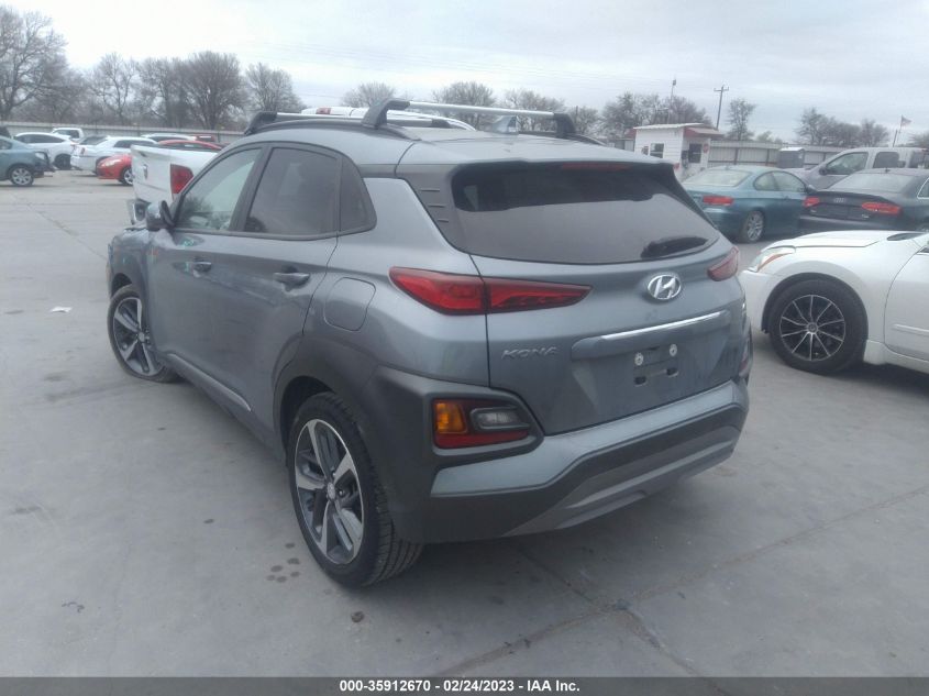 2020 HYUNDAI KONA LIMITED - KM8K3CA5XLU567272