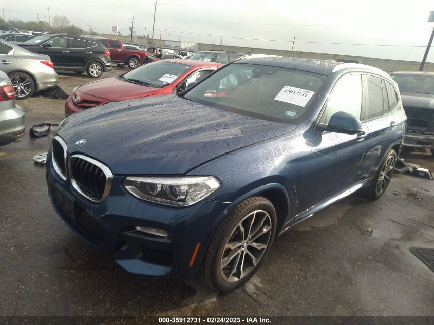 VIN 5UXTR7C53KLF29237 2019 BMW X3 no.2