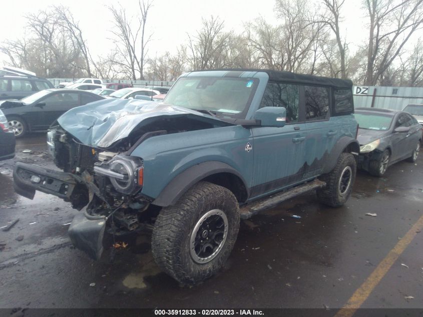 2021 FORD BRONCO BASE/BIG BEND - 1FMEE5DP1MLA89850