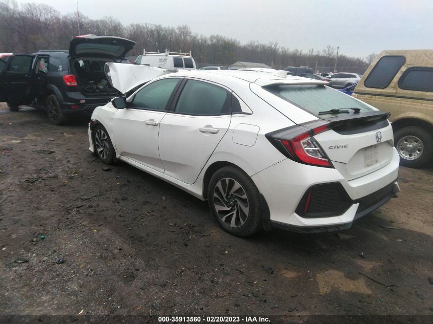 2017 HONDA CIVIC HATCHBACK LX - SHHFK7H22HU421197