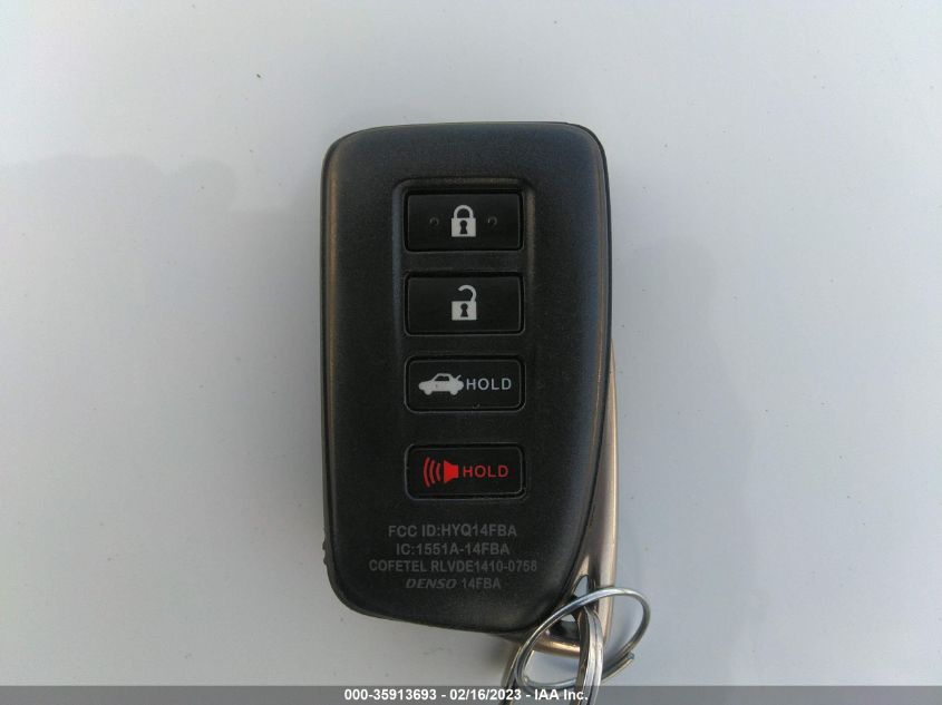 2016 LEXUS IS 200T - JTHBA1D2XG5009212