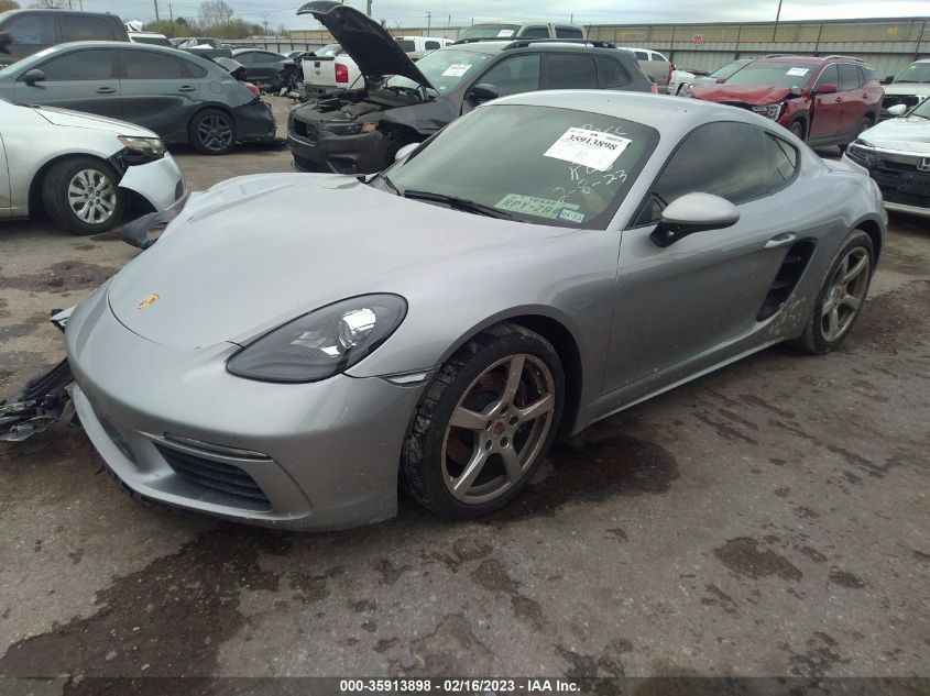 2019 PORSCHE 718 CAYMAN - WP0AA2A85KS260919