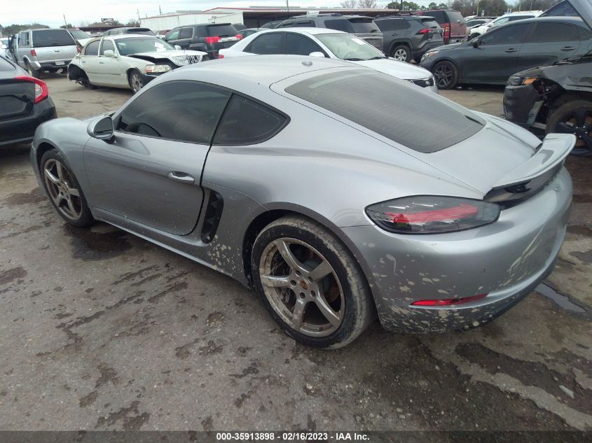2019 PORSCHE 718 CAYMAN - WP0AA2A85KS260919