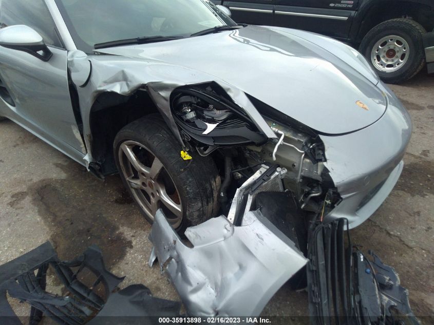 2019 PORSCHE 718 CAYMAN - WP0AA2A85KS260919