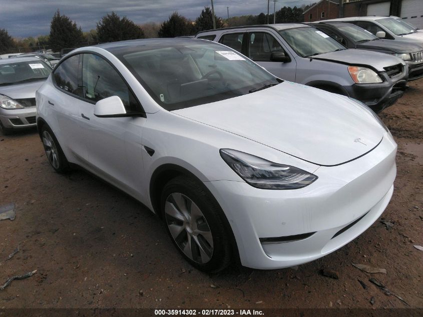 VIN 7SAYGAEE9NF339750 2022 TESLA MODEL Y LONG RANGE