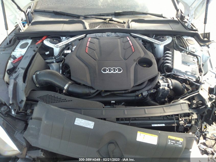 2022 AUDI S5 SPORTBACK PREMIUM PLUS WAUC4CF57NA025126