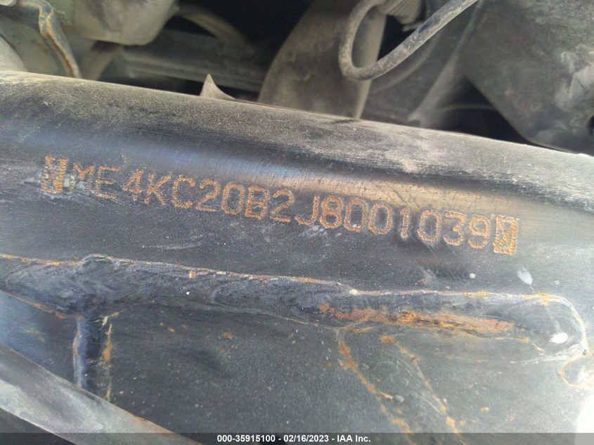 2018 HONDA OTHER - ME4KC20B2J8001039