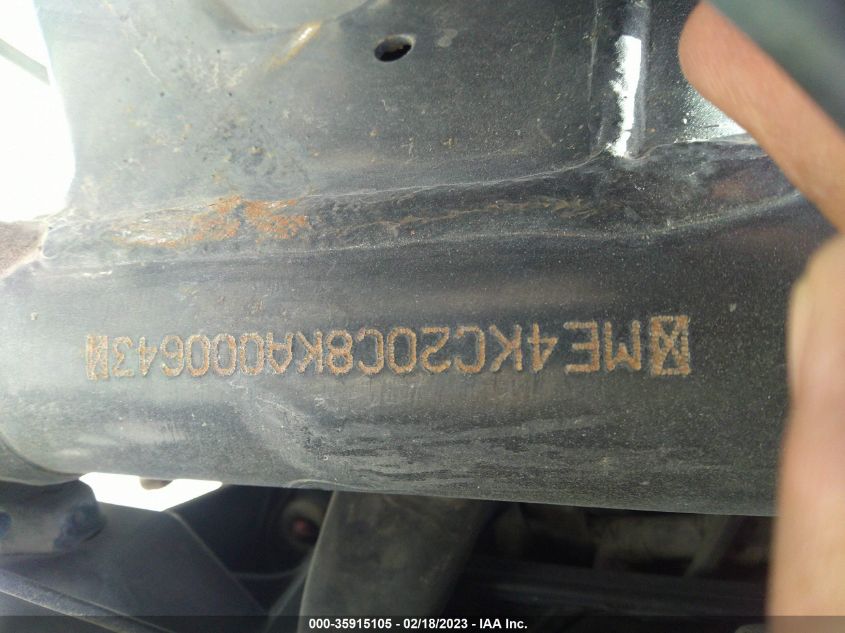 2019 HONDA OTHER - ME4KC20C8KA000643