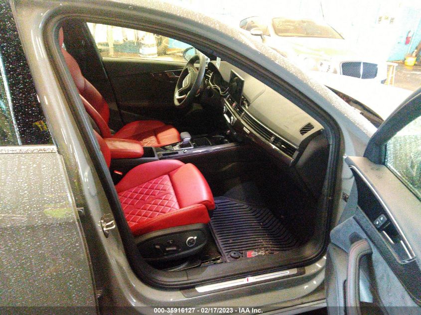 2022 AUDI S4 PREMIUM PLUS WAUB4AF49NA043750