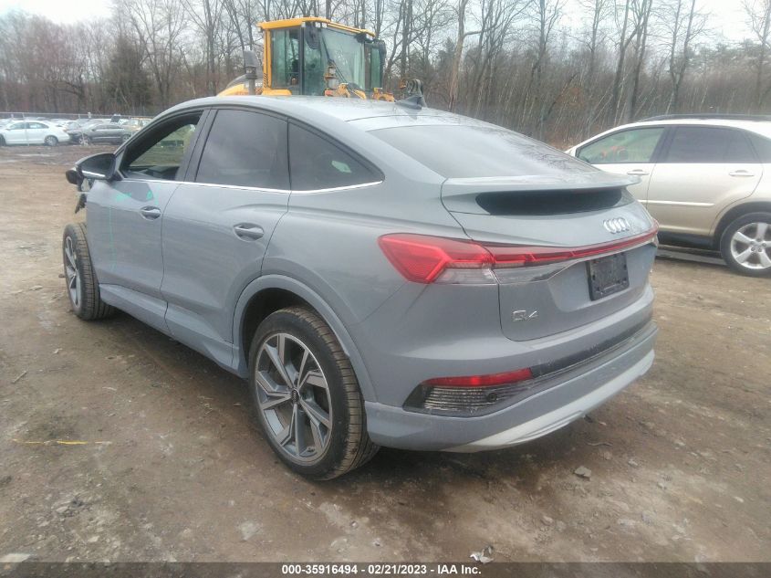 2022 AUDI Q4 E-TRON SPORTBACK PREMIUM PLUS WA1W2BFZ0NP052758