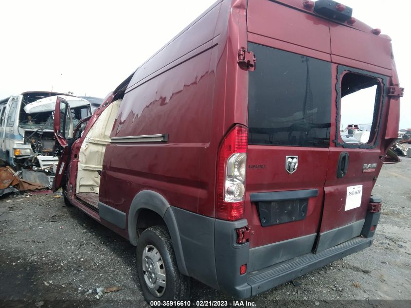 2015 RAM PROMASTER 2500 HIGH ROOF 3C6TRVDG2FE516469