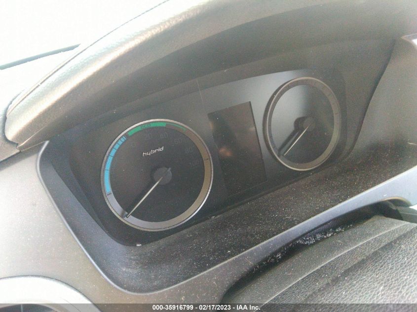 2016 HYUNDAI SONATA HYBRID SE - KMHE24L15GA024614