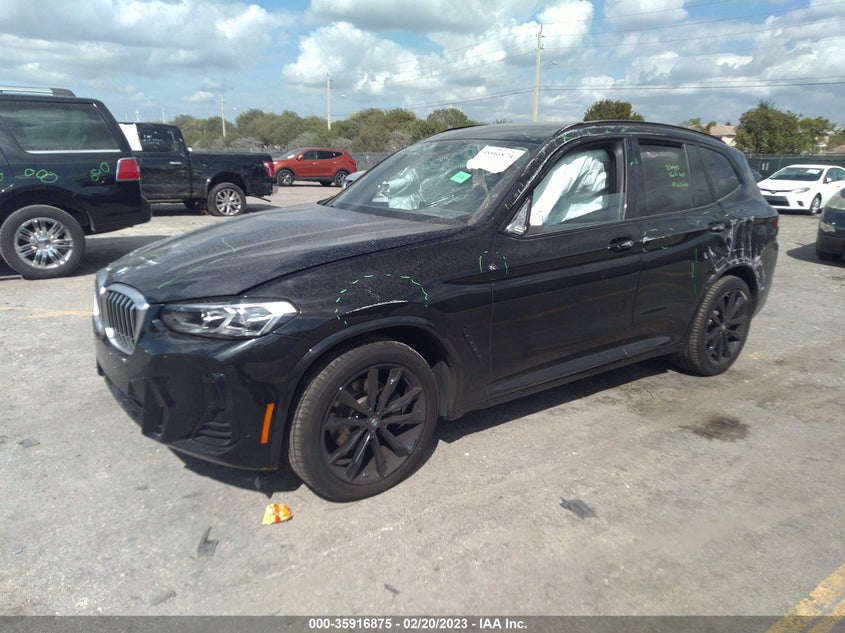 VIN WBX47DP03NN137182 2022 BMW X3 SDRIVE30I