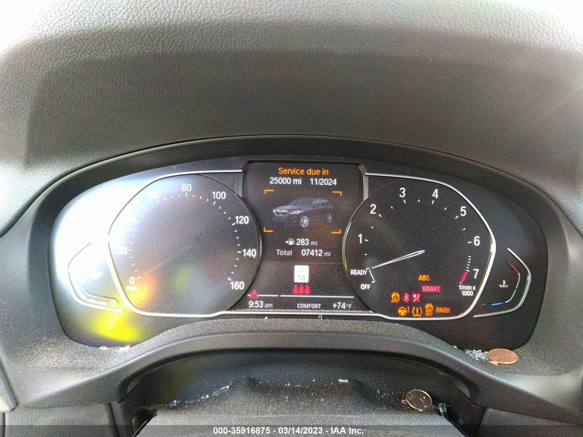 VIN WBX47DP03NN137182 2022 BMW X3 SDRIVE30I