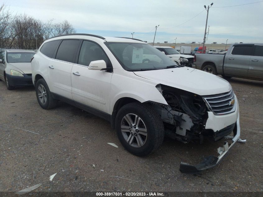 2015 CHEVROLET TRAVERSE LT - 1GNKRHKD6FJ143459
