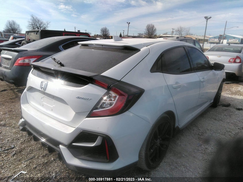 VIN SHHFK7H49LU212856 2020 HONDA CIVIC HATCHBACK SPORT