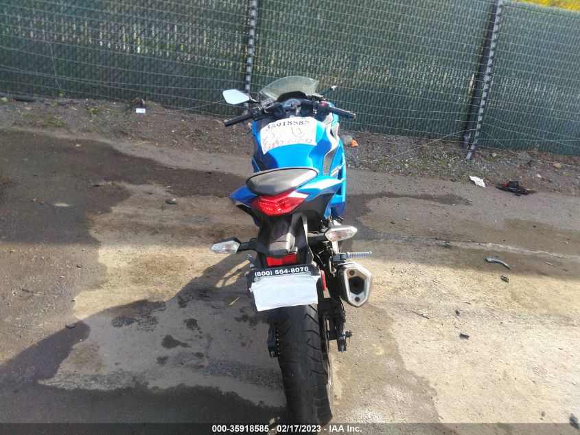 2017 KAWASAKI EX300 A JKAEX8A12HDA31887