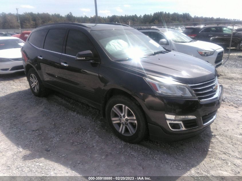 2015 CHEVROLET TRAVERSE LT - 1GNKRHKD2FJ378635