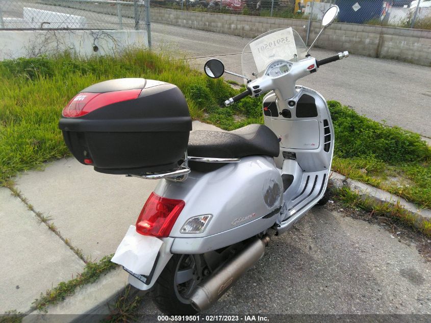 2008 VESPA GTS 250 ZAPM459L285007299