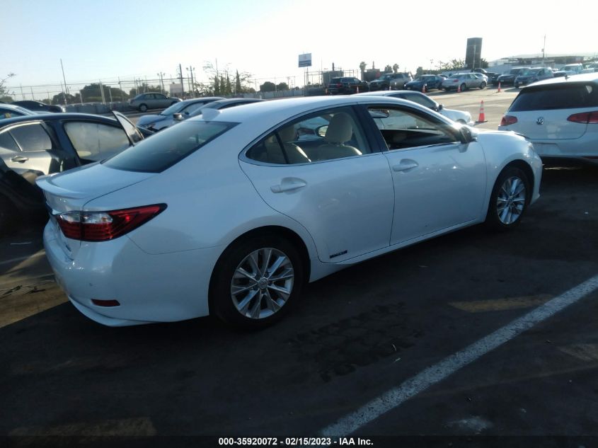 2015 LEXUS ES 300H HYBRID JTHBW1GG1F2089461