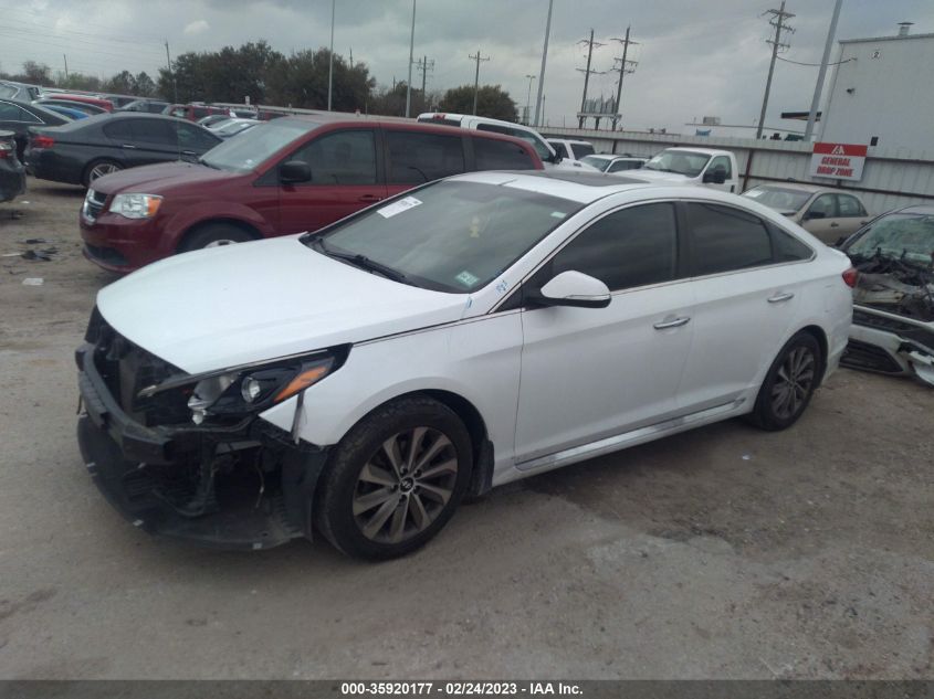 2017 HYUNDAI SONATA SPORT - 5NPE34AF4HH481389