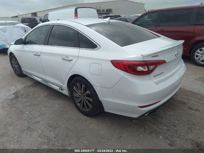 2017 HYUNDAI SONATA SPORT - 5NPE34AF4HH481389