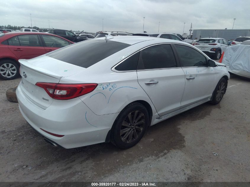 2017 HYUNDAI SONATA SPORT - 5NPE34AF4HH481389