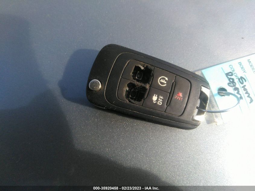 2016 CHEVROLET SPARK EV LT KL8CK6S09GC580647