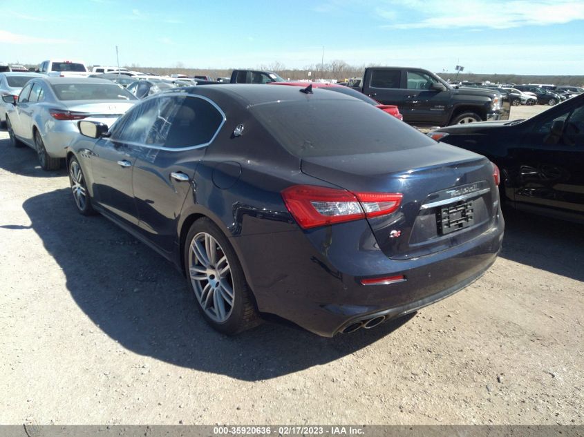 2016 MASERATI GHIBLI S Q4 ZAM57RTA0G1168313