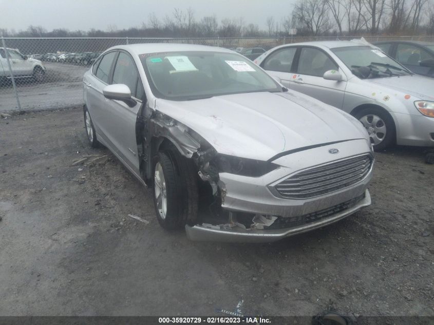 2018 FORD FUSION HYBRID SE - 3FA6P0LU3JR149532