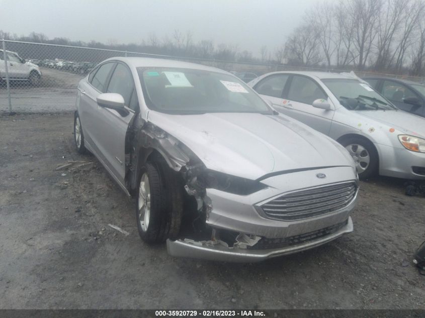 2018 FORD FUSION HYBRID SE - 3FA6P0LU3JR149532