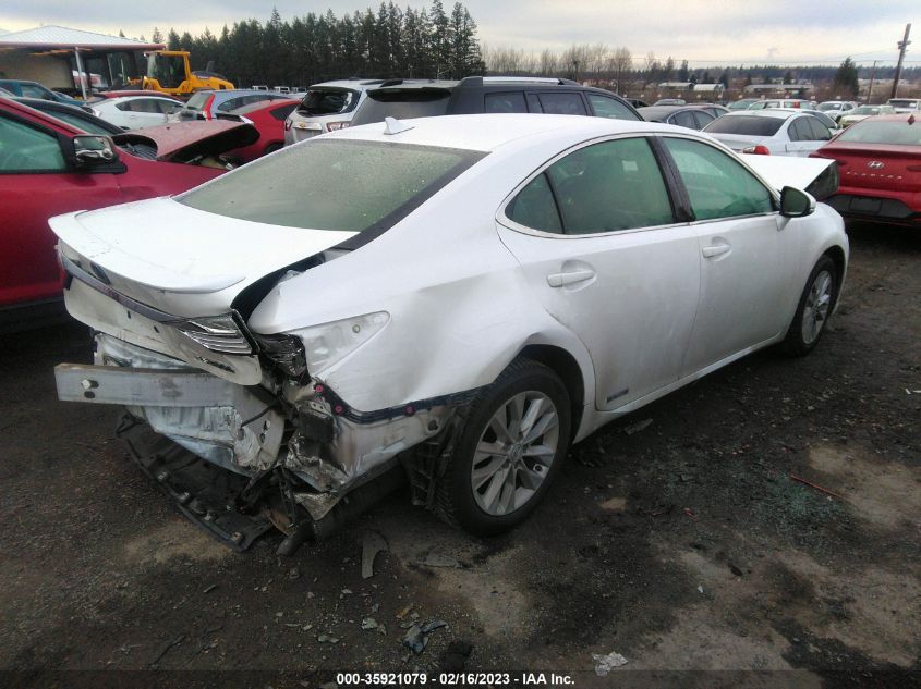 2013 LEXUS ES 300H HYBRID JTHBW1GG2D2013275