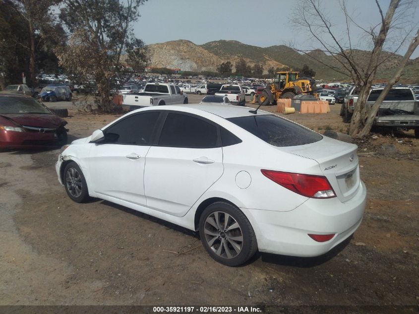 2017 HYUNDAI ACCENT VALUE EDITION - KMHCT4AEXHU343145