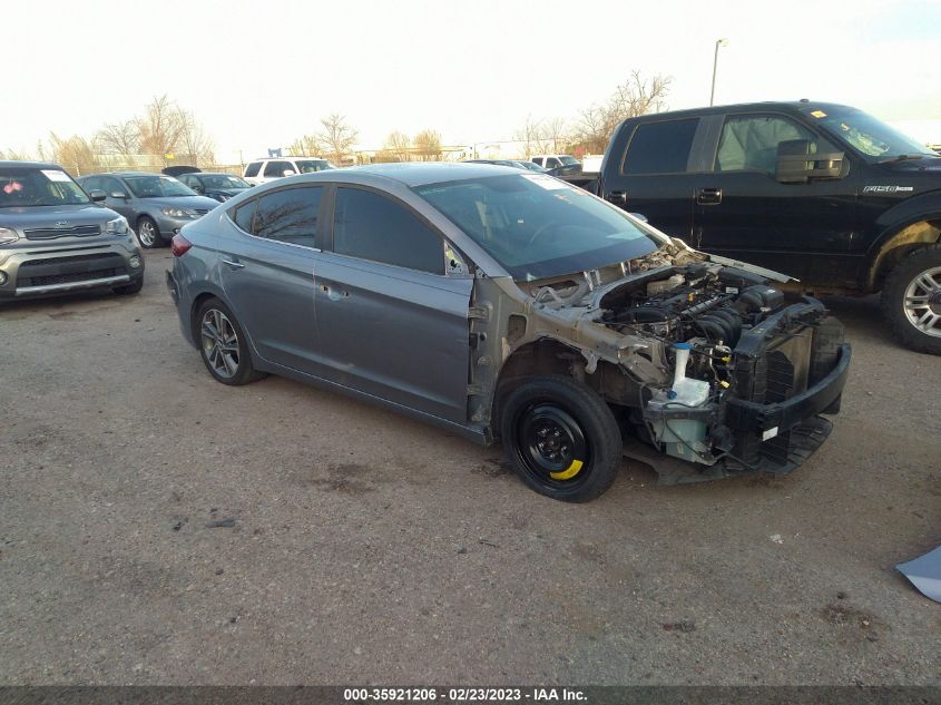 2017 HYUNDAI ELANTRA LIMITED - 5NPD84LF6HH046416