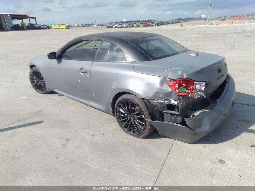 2013 INFINITI G37 CONVERTIBLE BASE JN1CV6FE2DM771369