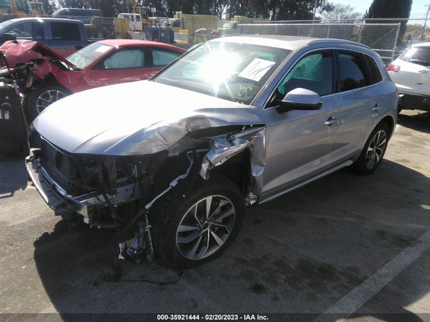 2022 AUDI Q5 S LINE PREMIUM PLUS - WA1EAAFYXN2130752