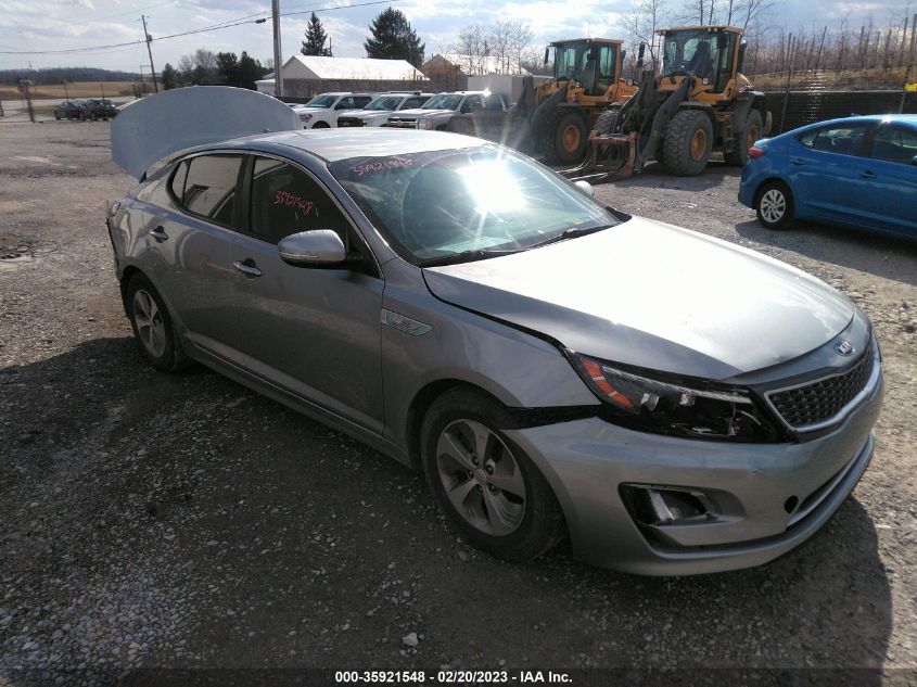 2015 KIA OPTIMA HYBRID - KNAGM4AD7F5089439