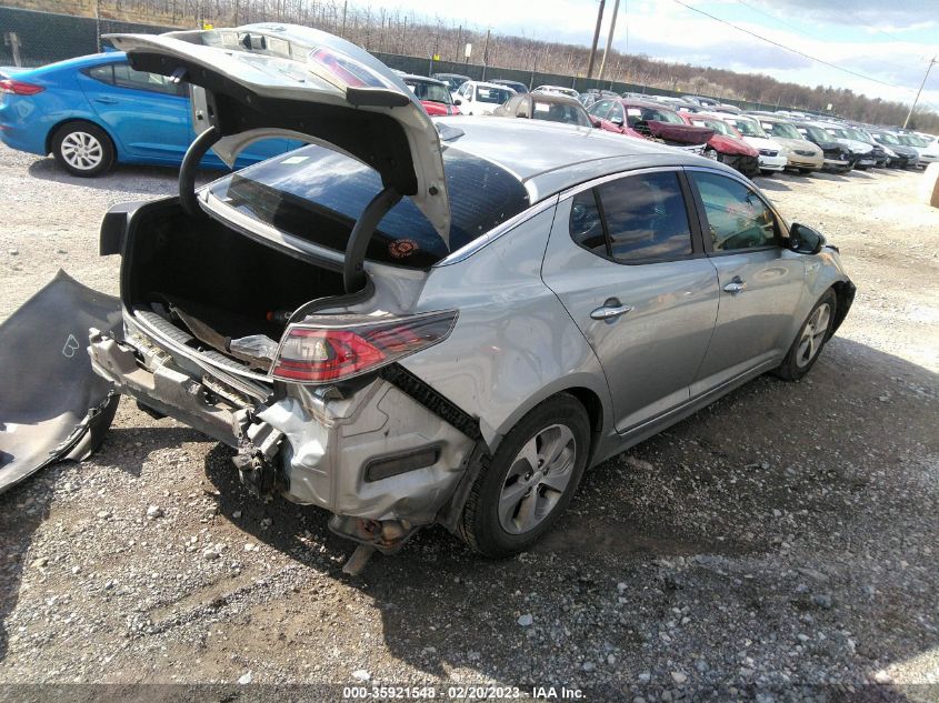 2015 KIA OPTIMA HYBRID - KNAGM4AD7F5089439