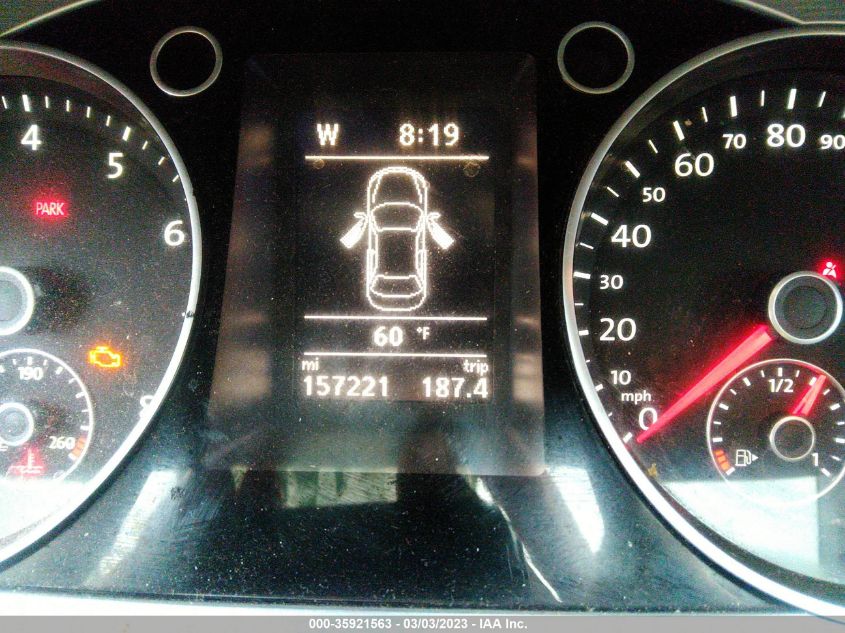 2013 VOLKSWAGEN CC SPORT - WVWAN7AN5DE518025