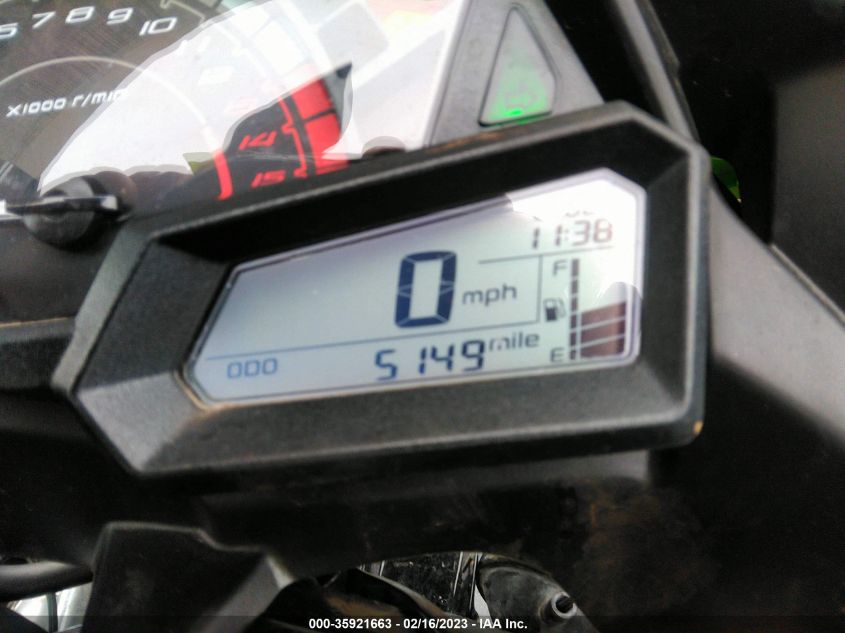 2016 KAWASAKI EX300 B JKAEX8B13GDA25982