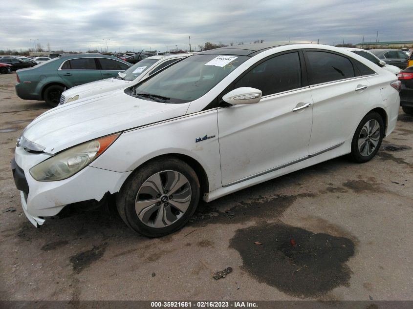 2013 HYUNDAI SONATA HYBRID LIMITED W - KMHEC4A45DA066514