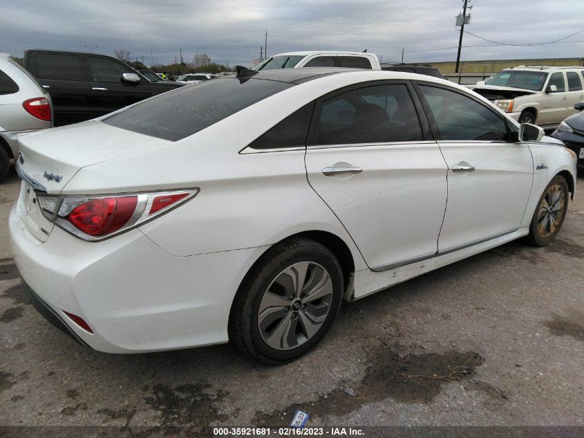 2013 HYUNDAI SONATA HYBRID LIMITED W - KMHEC4A45DA066514