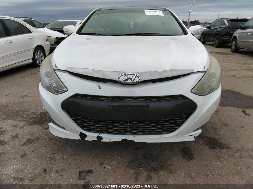 2013 HYUNDAI SONATA HYBRID LIMITED W - KMHEC4A45DA066514