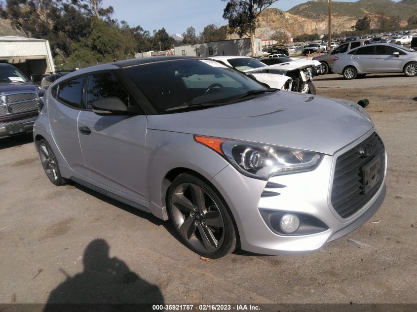 2015 HYUNDAI VELOSTER TURBO - KMHTC6AE7FU216782