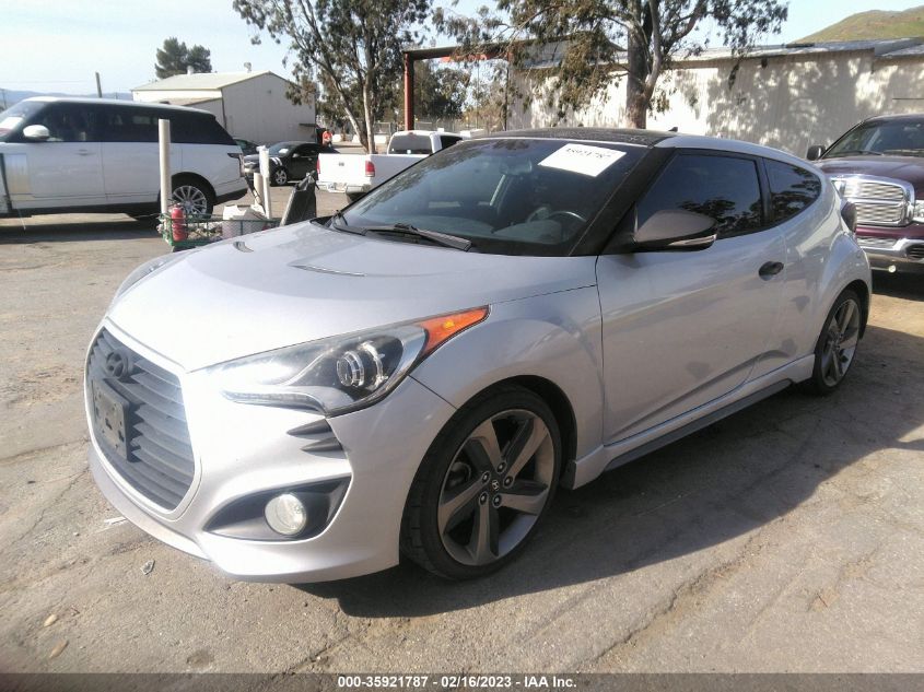 2015 HYUNDAI VELOSTER TURBO - KMHTC6AE7FU216782